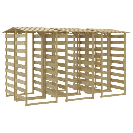 vidaXL Pergolen mit Dach 6 Stk. 100x90x200 cm Kiefernholz Imprägniert