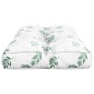 vidaXL Palettenkissen Blattmuster 70x40x12 cm Stoff vidaXL Palettenkissen Blattmuster 70x40x12 cm Stoff