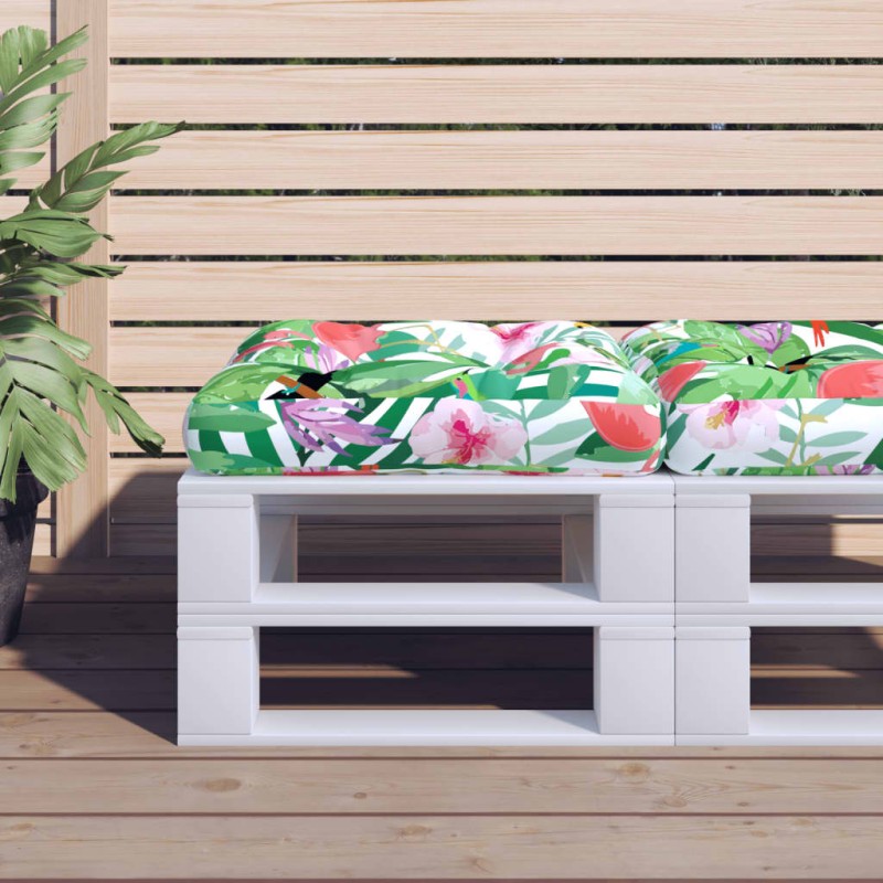 vidaXL Palettenkissen Mehrfarbig 58x58x10 cm Oxford-Gewebe vidaXL Palettenkissen Mehrfarbig 58x58x10 cm Oxford-Gewebe
