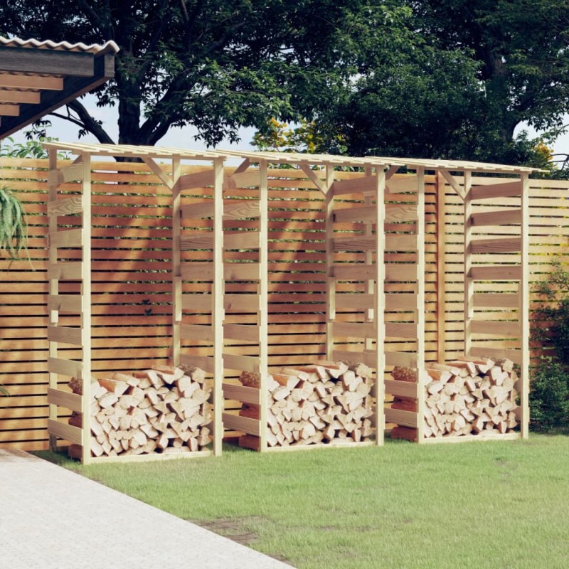 vidaXL Pergolen mit Dach 3 Stk. 100x90x200 cm Kiefernholz Imprägniert vidaXL Pergolen mit Dach 3 Stk. 100x90x200 cm Kiefernholz Imprägniert