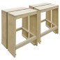 vidaXL 3-tlg. Gartenbar-Set Kiefernholz Imprägniert vidaXL 3-tlg. Gartenbar-Set Kiefernholz Imprägniert