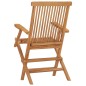vidaXL Klappbare Gartenstühle 6 Stk. Massivholz Teak vidaXL Klappbare Gartenstühle 6 Stk. Massivholz Teak