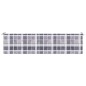Gartenbank-Auflage Grau Karomuster 200x50x3 cm Oxford-Gewebe Gartenbank-Auflage Grau Karomuster 200x50x3 cm Oxford-Gewebe