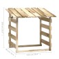 vidaXL Pergolen mit Dach 2 Stk. 100x90x100 cm Kiefernholz Imprägniert vidaXL Pergolen mit Dach 2 Stk. 100x90x100 cm Kiefernholz Imprägniert