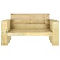 vidaXL 4-tlg. Garten-Lounge-Set Imprägniertes Massivholz Kiefer vidaXL 4-tlg. Garten-Lounge-Set Imprägniertes Massivholz Kiefer