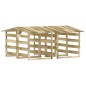 vidaXL Pergolen mit Dach 4 Stk. 100x90x100 cm Kiefernholz Imprägniert vidaXL Pergolen mit Dach 4 Stk. 100x90x100 cm Kiefernholz Imprägniert