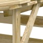 vidaXL Pergolen mit Dach 4 Stk. 100x90x100 cm Kiefernholz Imprägniert vidaXL Pergolen mit Dach 4 Stk. 100x90x100 cm Kiefernholz Imprägniert