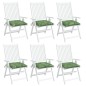 vidaXL Stuhlkissen 6 Stk. Blattmuster 40x40x7 cm Stoff vidaXL Stuhlkissen 6 Stk. Blattmuster 40x40x7 cm Stoff