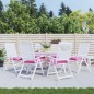 vidaXL Stuhlkissen 6 Stk. Rosa 40x40x7 cm Stoff vidaXL Stuhlkissen 6 Stk. Rosa 40x40x7 cm Stoff