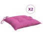 vidaXL Stuhlkissen 6 Stk. Rosa 40x40x7 cm Stoff vidaXL Stuhlkissen 6 Stk. Rosa 40x40x7 cm Stoff
