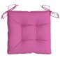 vidaXL Stuhlkissen 6 Stk. Rosa 40x40x7 cm Stoff vidaXL Stuhlkissen 6 Stk. Rosa 40x40x7 cm Stoff