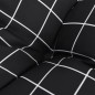 Palettenkissen Schwarz Karomuster 50x50x12 cm Stoff Palettenkissen Schwarz Karomuster 50x50x12 cm Stoff