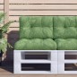Palettenkissen Blattmuster 50x40x12 cm Stoff Palettenkissen Blattmuster 50x40x12 cm Stoff