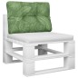 Palettenkissen Blattmuster 50x40x12 cm Stoff Palettenkissen Blattmuster 50x40x12 cm Stoff