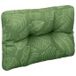 Palettenkissen Blattmuster 50x40x12 cm Stoff Palettenkissen Blattmuster 50x40x12 cm Stoff