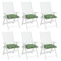vidaXL Stuhlkissen 6 Stk. Blattmuster 50x50x7 cm Stoff vidaXL Stuhlkissen 6 Stk. Blattmuster 50x50x7 cm Stoff