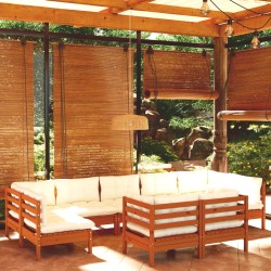 vidaXL 9-tlg. Garten-Lounge-Set mit Kissen Honigbraun Kiefernholz