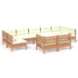 vidaXL 9-tlg. Garten-Lounge-Set mit Kissen Honigbraun Kiefernholz vidaXL 9-tlg. Garten-Lounge-Set mit Kissen Honigbraun Kiefernholz