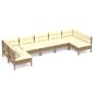 vidaXL 7-tlg. Garten-Lounge-Set mit Kissen Honigbraun Kiefernholz vidaXL 7-tlg. Garten-Lounge-Set mit Kissen Honigbraun Kiefernholz