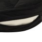 Hundesofa Schwarz 48x48x32 cm Plüsch und Kunstleder Hundesofa Schwarz 48x48x32 cm Plüsch und Kunstleder