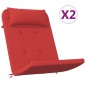 Adirondack-Auflagen 2 Stk. Rot Oxford-Gewebe Adirondack-Auflagen 2 Stk. Rot Oxford-Gewebe