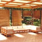 vidaXL 10-tlg. Garten-Lounge-Set mit Kissen Honigbraun Kiefernholz vidaXL 10-tlg. Garten-Lounge-Set mit Kissen Honigbraun Kiefernholz