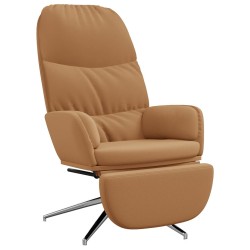vidaXL Relaxsessel mit Fußstütze Taupe Wildleder-Optik