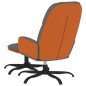 vidaXL Relaxsessel mit Hocker Hellgrau Stoff vidaXL Relaxsessel mit Hocker Hellgrau Stoff