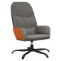 vidaXL Relaxsessel mit Hocker Hellgrau Stoff vidaXL Relaxsessel mit Hocker Hellgrau Stoff