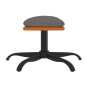 vidaXL Relaxsessel mit Hocker Hellgrau Stoff vidaXL Relaxsessel mit Hocker Hellgrau Stoff