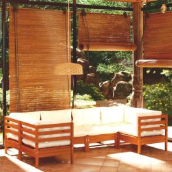 vidaXL 6-tlg. Garten-Lounge-Set mit Kissen Honigbraun Kiefernholz