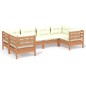 vidaXL 6-tlg. Garten-Lounge-Set mit Kissen Honigbraun Kiefernholz vidaXL 6-tlg. Garten-Lounge-Set mit Kissen Honigbraun Kiefernholz