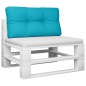 Palettenkissen Türkis 70x40x12 cm Stoff Palettenkissen Türkis 70x40x12 cm Stoff