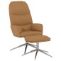 vidaXL Relaxsessel mit Hocker Taupe Wildleder-Optik vidaXL Relaxsessel mit Hocker Taupe Wildleder-Optik