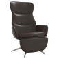 vidaXL Relaxsessel mit Fußstütze Glänzend Braun Kunstleder vidaXL Relaxsessel mit Fußstütze Glänzend Braun Kunstleder