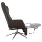 vidaXL Relaxsessel mit Fußstütze Glänzend Braun Kunstleder vidaXL Relaxsessel mit Fußstütze Glänzend Braun Kunstleder