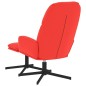 vidaXL Relaxsessel mit Hocker Rot Kunstleder vidaXL Relaxsessel mit Hocker Rot Kunstleder