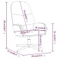 vidaXL Relaxsessel mit Hocker Rot Kunstleder vidaXL Relaxsessel mit Hocker Rot Kunstleder
