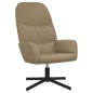 vidaXL Relaxsessel mit Hocker Cappuccino-Braun Kunstleder vidaXL Relaxsessel mit Hocker Cappuccino-Braun Kunstleder