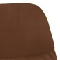 vidaXL Relaxsessel mit Fußstütze Braun Wildleder-Optik vidaXL Relaxsessel mit Fußstütze Braun Wildleder-Optik
