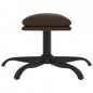 vidaXL Relaxsessel mit Hocker Braun Kunstleder vidaXL Relaxsessel mit Hocker Braun Kunstleder