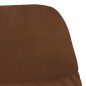 vidaXL Relaxsessel mit Hocker Braun Wildleder-Optik vidaXL Relaxsessel mit Hocker Braun Wildleder-Optik