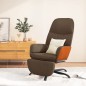 vidaXL Relaxsessel mit Fußstütze Braun Stoff vidaXL Relaxsessel mit Fußstütze Braun Stoff