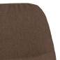 vidaXL Relaxsessel mit Fußstütze Braun Stoff vidaXL Relaxsessel mit Fußstütze Braun Stoff