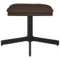 vidaXL Relaxsessel mit Hocker Braun Kunstleder vidaXL Relaxsessel mit Hocker Braun Kunstleder