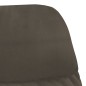vidaXL Relaxsessel mit Hocker Dunkelgrau Wildleder-Optik vidaXL Relaxsessel mit Hocker Dunkelgrau Wildleder-Optik