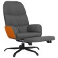 vidaXL Relaxsessel mit Fußstütze Dunkelgrau Stoff vidaXL Relaxsessel mit Fußstütze Dunkelgrau Stoff