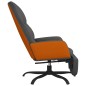 vidaXL Relaxsessel mit Fußstütze Dunkelgrau Stoff vidaXL Relaxsessel mit Fußstütze Dunkelgrau Stoff