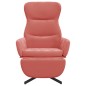 vidaXL Relaxsessel mit Fußstütze Rosa Samt vidaXL Relaxsessel mit Fußstütze Rosa Samt