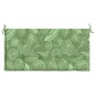 vidaXL Gartenbank-Auflage Blattmuster 100x50x3 cm Oxford-Gewebe vidaXL Gartenbank-Auflage Blattmuster 100x50x3 cm Oxford-Gewebe